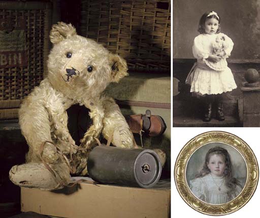 steiff teddy bear with hot water bottle